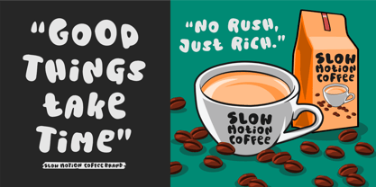 Pink Sand Font Poster 2