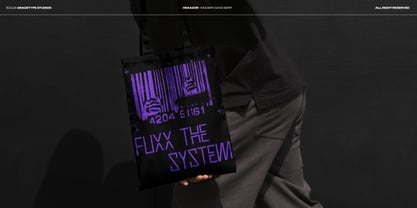 Hexazor Font Poster 7