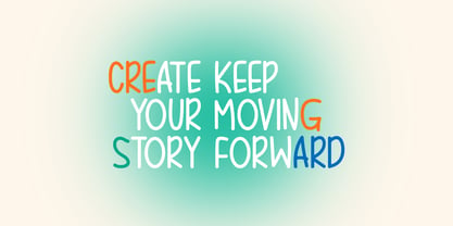 Begin Fresh Font Poster 2
