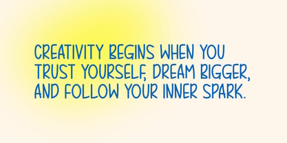 Begin Fresh Font Poster 4