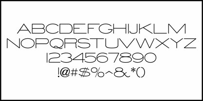 Monoline Sans JNL Font Poster 3