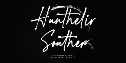 Hunthelir Souther Font Poster 1