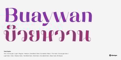Buaywan Font Poster 1