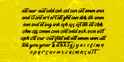 Highlag Theflora Font Poster 14