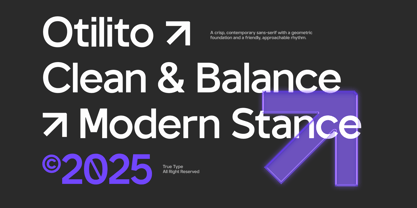 TRT Otilito Font Poster 6