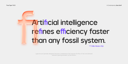 TRT Otilito Font Poster 12