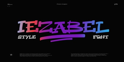 Iezabel Font Poster 4