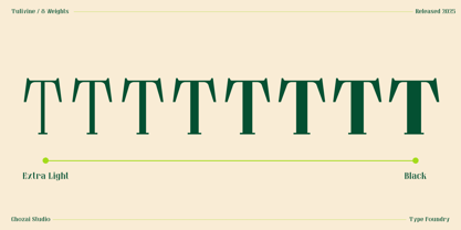 Tulivine Font Poster 3