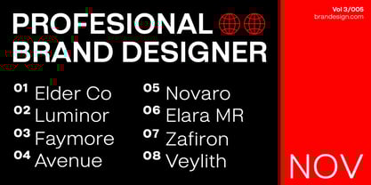 Belure Font Poster 10