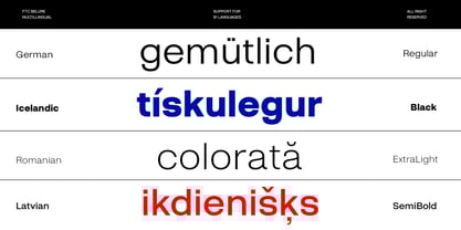 Belure Font Poster 12