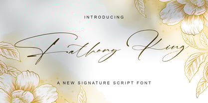 Fathony King Font Poster 1