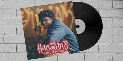 Circle Around Graffiti Font Poster 6