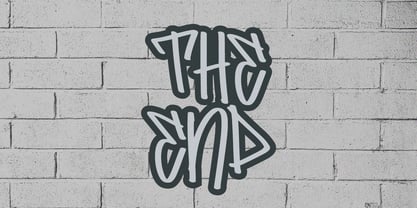 Circle Around Graffiti Font Poster 9