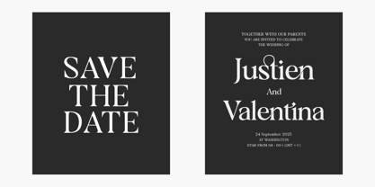 Brilliant gloriest Font Poster 8