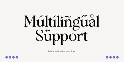 Brilliant gloriest Font Poster 13