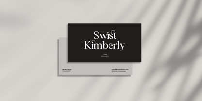 Brilliant gloriest Font Poster 5