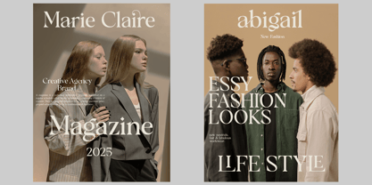 Brilliant gloriest Font Poster 2