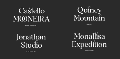 Brilliant gloriest Font Poster 10