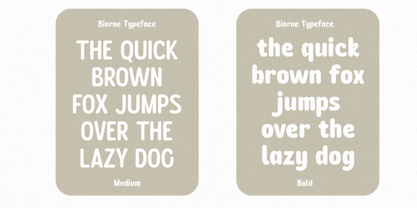 Biorne Rounded Font Poster 3
