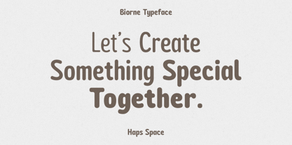 Biorne Rounded Font Poster 14