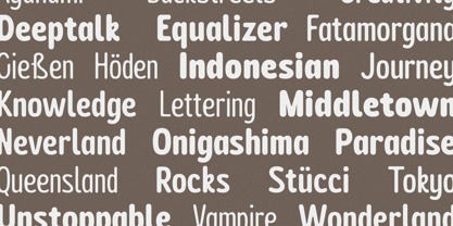 Biorne Rounded Font Poster 10