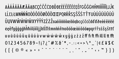 Biorne Rounded Font Poster 9