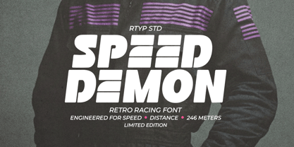 Speed Demon Font Poster 1