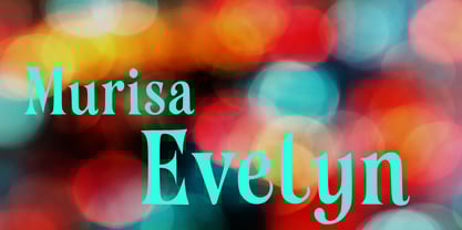 Murisa Evelyn Font Poster 1