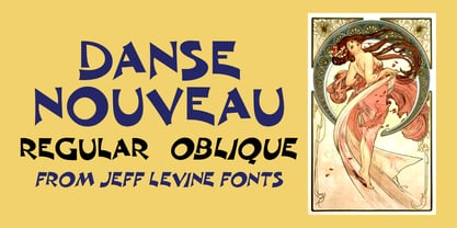 Danse Nouveau JNL Font Poster 1