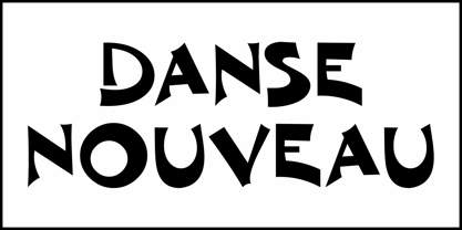 Danse Nouveau JNL Font Poster 2