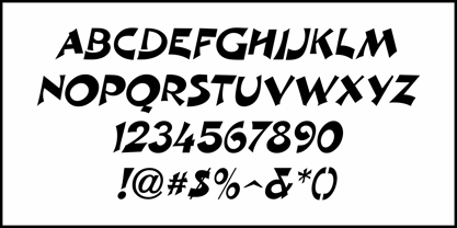 Danse Nouveau JNL Font Poster 5