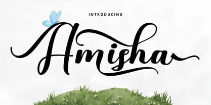 Amisha Font Poster 1