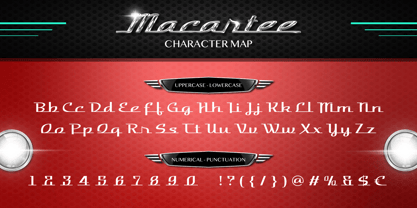 Macartee Font Poster 2