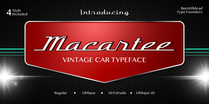 Macartee Font Poster 1