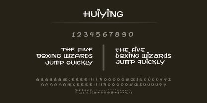 Huiying Font Poster 3