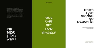 Huiying Font Poster 9