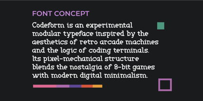 Codeform Font Poster 2