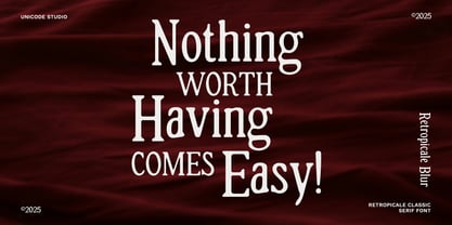 Retropicale Font Poster 8