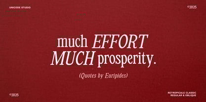 Retropicale Font Poster 10