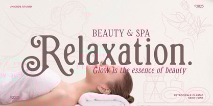 Retropicale Font Poster 13