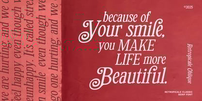 Retropicale Font Poster 9