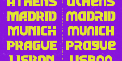 Mafteis Font Poster 2