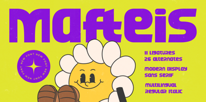 Mafteis Font Poster 1