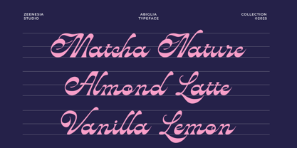 Abiglia Font Poster 11