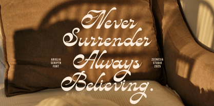 Abiglia Font Poster 2