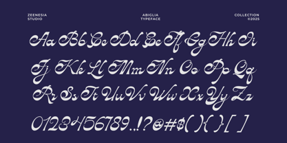 Abiglia Font Poster 14