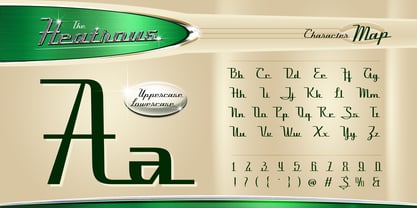 Heatrous Font Poster 2