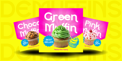 Demuffins Font Poster 6