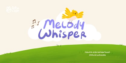 Melody Whisper Font Poster 1