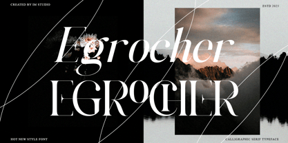 Megivia Font Poster 11